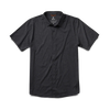Front view: The Bless Up Shirt in Black - clean and modern. flat-image